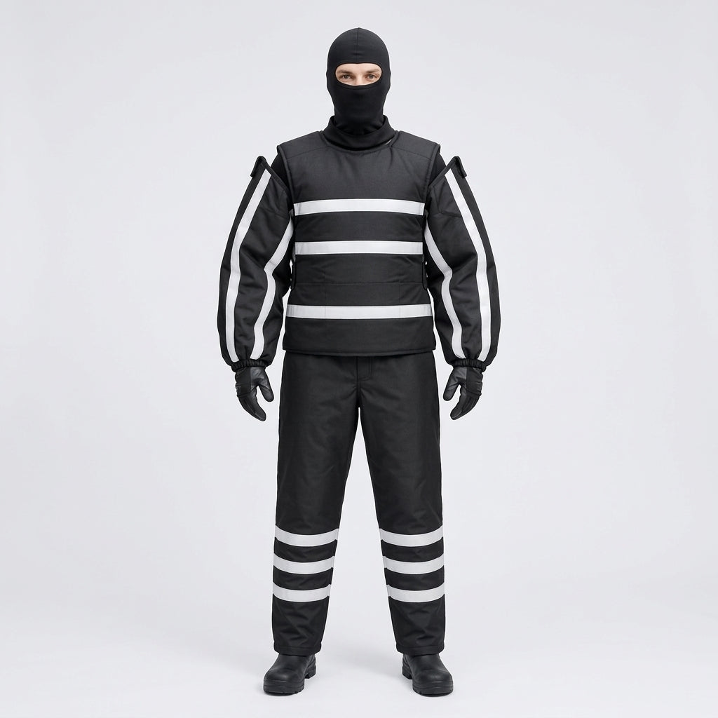 Tenue de Protection Moto avec Bandes Réfléchissantes