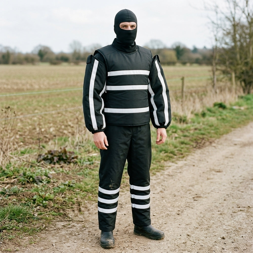 Tenue de Protection Moto avec Bandes Réfléchissantes